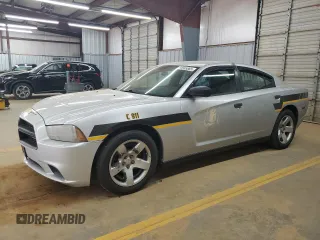 2013 Dodge Charger Police with VIN 2C3CDXAT6DH642327, listed as a Copart auction lot 50945865 with 179,229 mi miles and Salvage Title. Bid and sale history available at carsss.com. Image 1.
