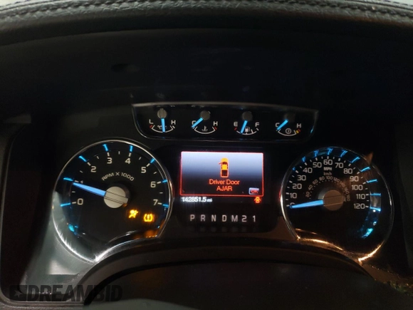 2011 Ford F-150 Lariat with VIN 1FTFW1E61BFB89740, listed as a Copart auction lot 45482805 with 142,851 mi miles and Salvage Title. Bid and sale history available at carsss.com. Image 9.