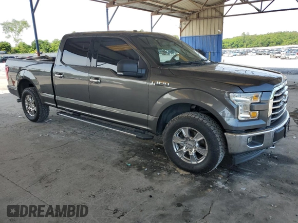 2017 Ford F-150 XL with VIN 1FTFW1EFXHFC51080, listed as a Copart auction lot 56466455 with 87,235 mi miles and Salvage title. Bid and sale history available at DreamBid. Image 4.