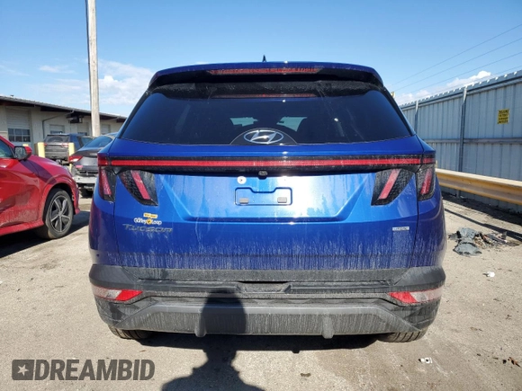 2022 Hyundai Tucson Limited with VIN 5NMJECAEXNH157589, listed as a Copart auction lot 46802505 with 16,702 mi miles and Salvage Title. Bid and sale history available at carsss.com. Image 6.