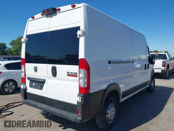 2019 Ram ProMaster Cargo with VIN 3C6TRVDG2KE506177, listed as a IAAI auction lot 42237329 with 220,000 mi miles and . Bid and sale history available at DreamBid. Image 4.