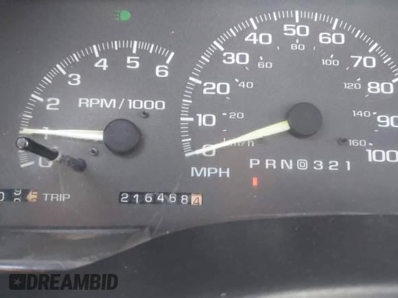 1998 Chevrolet Silverado 1500 with VIN 1GCEC19M0WE194095, listed as a IAAI auction lot 42162707 with 216,468 mi miles and . Bid and sale history available at DreamBid. Image 16.