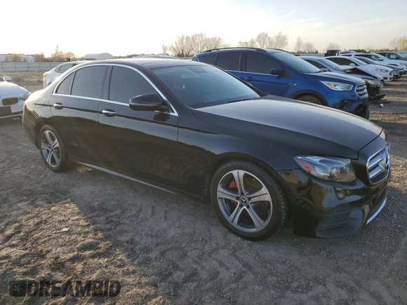 2018 Mercedes-Benz E-Class E 300 with VIN WDDZF4JB3JA318998, listed as a Copart auction lot 47878275 with 0 mi miles and Salvage Title. Bid and sale history available at carsss.com. Image 4.