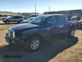2007 Dodge Dakota SLT with VIN 1D7HW48P57S199996, listed as a Copart auction lot 80783804 with 180,220 mi miles and Salvage Title. Bid and sale history available at carsss.com. Image 1.