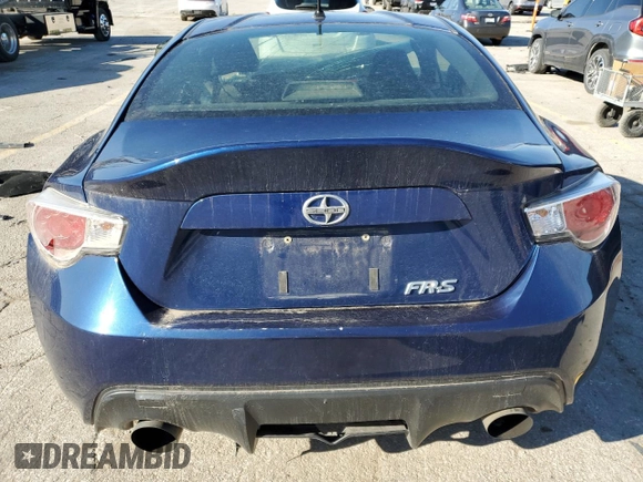 2014 Scion FR-S with VIN JF1ZNAA14E8700043, listed as a Copart auction lot 49283575 with 107,319 mi miles and Salvage Title. Bid and sale history available at DreamBid. Image 6.