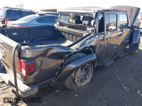 2022 Jeep Gladiator High Altitude with VIN 1C6HJTFG2NL183405, listed as a IAAI auction lot 41341938 with Not provided miles and . Bid and sale history available at DreamBid. Image 6.