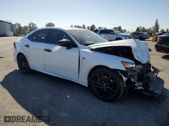 2015 Lexus IS 250 with VIN JTHBF1D26F5056902, listed as a Copart auction lot 56052755 with 153,316 mi miles and Salvage title. Bid and sale history available at DreamBid. Image 4.