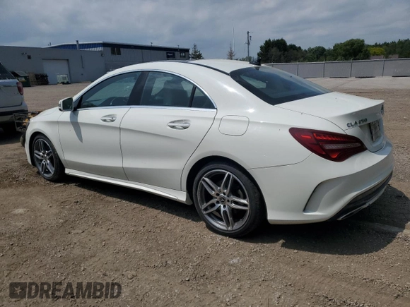 2018 Mercedes-Benz CLA 250 with VIN WDDSJ4GB9JN569377, listed as a Copart auction lot 60986445 with 89,196 mi miles and Clean title. Bid and sale history available at DreamBid. Image 2.