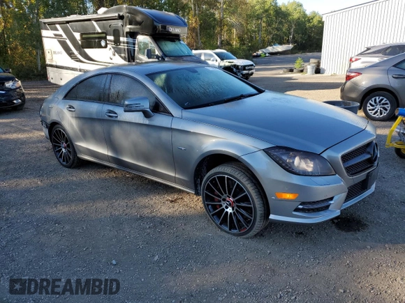 2012 Mercedes-Benz CLS-Class CLS 550 with VIN WDDLJ9BB0CA044839, listed as a Copart auction lot 71395014 with 155,118 mi miles and Salvage Title. Bid and sale history available at carsss.com. Image 4.