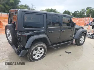 2019 Jeep Wrangler Unlimited Sport S with VIN 1C4HJXDG4KW641619, listed as a Copart auction lot 62551685 with 69,731 mi miles and Non repairable. Bid and sale history available at DreamBid. Image 3.