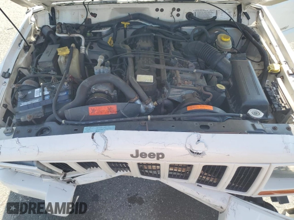 1998 Jeep Cherokee Sport with VIN 1J4FJ68S8WL116368, listed as a Copart auction lot 59228735 with 113,546 mi miles and Salvage title. Bid and sale history available at DreamBid. Image 12.