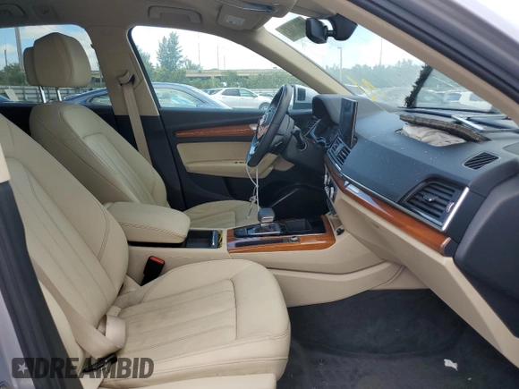 2021 Audi Q5 Premium with VIN WA1AAAFY6M2131314, listed as a Copart auction lot 66563942 with 12,653 mi miles. Bid and sale history available at carsss.com. Image 5.