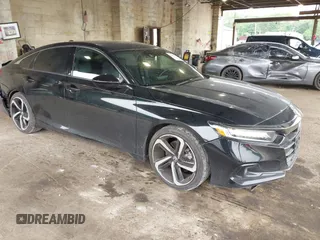 2021 Honda Accord Sport with VIN 1HGCV1F36MA003542, listed as a IAAI auction lot 42441422 with 44,236 mi miles and . Bid and sale history available at DreamBid. Image 1.