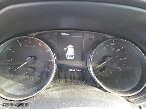 2018 Nissan Rogue SV with VIN KNMAT2MV7JP603159, listed as a Copart auction lot 44502305 with 104,571 mi miles and Salvage Title. Bid and sale history available at carsss.com. Image 9.