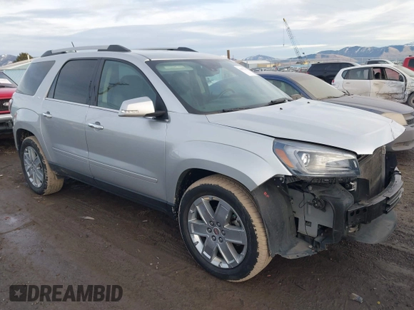 2017 GMC Acadia Limited with VIN 1GKKVSKD7HJ174292, listed as a IAAI auction lot 41072707 with 104,772 mi miles and . Bid and sale history available at DreamBid. Image 1.