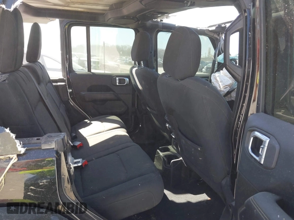 2019 Jeep Wrangler Unlimited Sahara with VIN 1C4HJXEG5KW518202, listed as a IAAI auction lot 41762229 with 91,995 mi miles and . Bid and sale history available at DreamBid. Image 8.