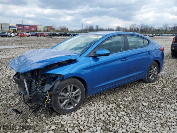 2018 Hyundai Elantra SEL with VIN 5NPD84LF2JH382957, listed as a Copart auction lot 52626315 with 119,532 mi miles and Salvage Title. Bid and sale history available at carsss.com. Image 1.