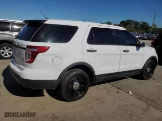 2014 Ford Utility Police Interceptor with VIN 1FM5K8AR7EGA76062, listed as a Copart auction lot 74088124 with 110,793 mi miles and Clean Title. Bid and sale history available at carsss.com. Image 3.