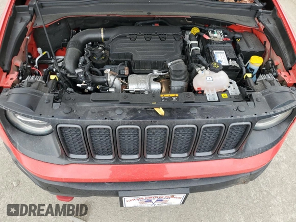 2020 Jeep Renegade Trailhawk with VIN ZACNJBC18LPL78758, listed as a Copart auction lot 56704665 with Not provided miles and Salvage title. Bid and sale history available at DreamBid. Image 12.