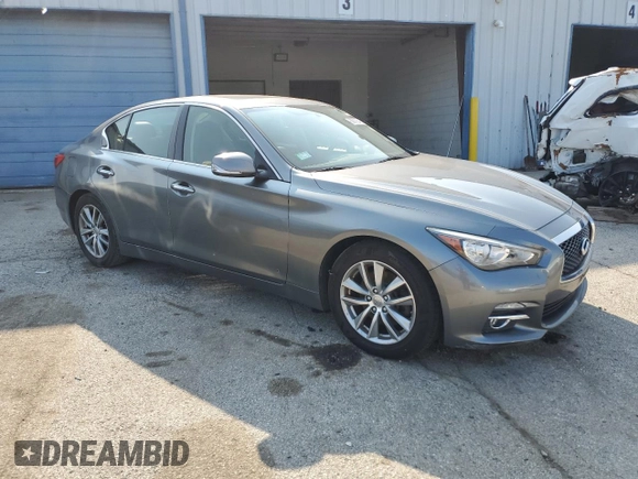 2017 Infiniti Q50 Premium z VIN JN1EV7AP1HM742488, wystawiony jako Copart lot #60002845 z przebiegiem 93 619 mil mil oraz Czysty tytuł • Clean title. Historia ofert i sprzedaży dostępna na DreamBid. Obrazek 4.