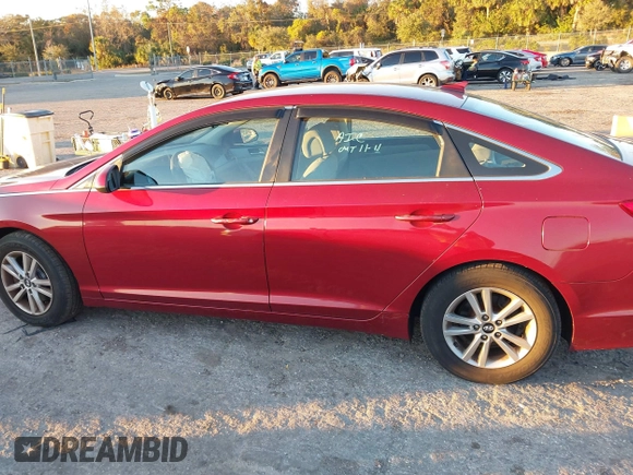 2015 Hyundai Sonata 2.4L SE with VIN 5NPE24AF2FH197761, listed as a IAAI auction lot 41088510 with 102,785 mi miles. Bid and sale history available at carsss.com. Image 15.
