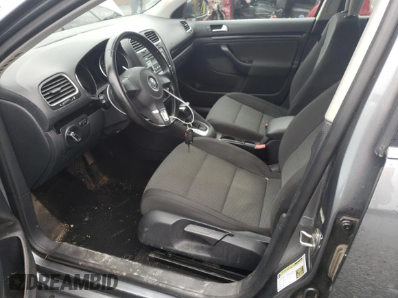 2010 Volkswagen Jetta SportWagen S with VIN 3VWKX7AJ6AM650659, listed as a Copart auction lot 59956854 with 0 mi miles and Salvage Title. Bid and sale history available at carsss.com. Image 7.