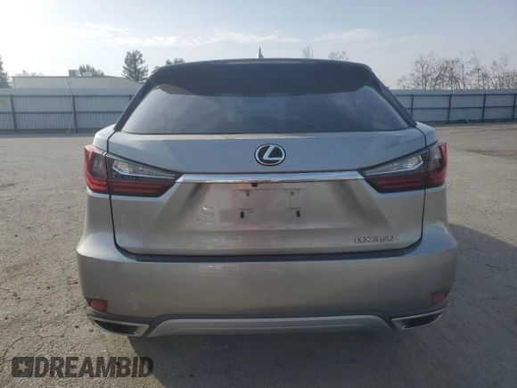 2021 Lexus RX with VIN 2T2AZMDA9MC276303, listed as a Copart auction lot 43736155 with 48,835 mi miles and Salvage Title. Bid and sale history available at carsss.com. Image 6.