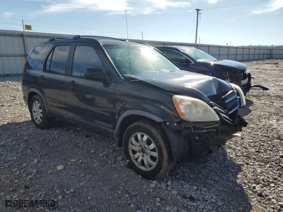 2005 Honda CR-V EX SE with VIN JHLRD789X5C056060, listed as a Copart auction lot 46157125 with 0 mi miles and Salvage Title. Bid and sale history available at carsss.com. Image 4.