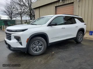 2024 Chevrolet Traverse AWD LT with VIN 1GNEVGKSXRJ158987, listed as a Copart auction lot 47636005 with 14,011 mi miles and Clean Title. Bid and sale history available at carsss.com. Image 1.