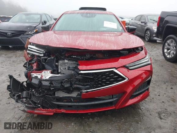 2021 Acura TLX w/Advance Package with VIN 19UUB5F66MA011980, listed as a IAAI auction lot 41570965 with 16,461 mi miles. Bid and sale history available at carsss.com. Image 12.