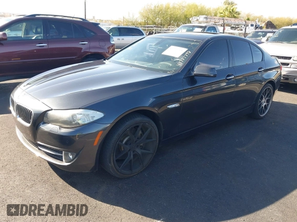 2011 BMW 5 Series 535i with VIN WBAFR7C57BC607625, listed as a IAAI auction lot 41777798 with 210,876 mi miles and . Bid and sale history available at carsss.com. Image 2.