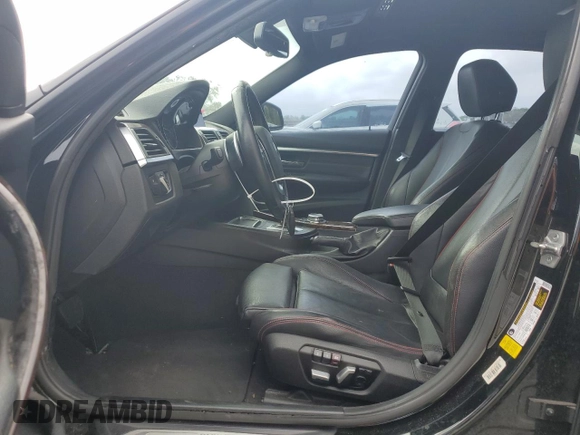 2016 BMW 3 Series 328i with VIN WBA8E9C54GK643575, listed as a Copart auction lot 50355285 with 161,847 mi miles and Salvage Title. Bid and sale history available at DreamBid. Image 7.