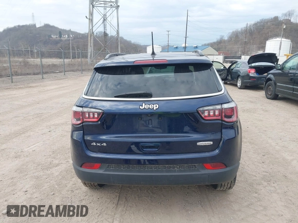 2019 Jeep Compass Latitude with VIN 3C4NJDBB3KT835802, listed as a IAAI auction lot 41893590 with 49,716 mi miles and . Bid and sale history available at DreamBid. Image 17.