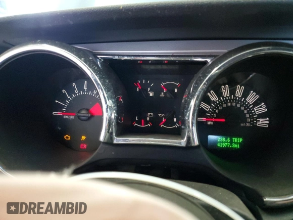 2006 Ford Mustang GT Deluxe with VIN 1ZVFT82H465170230, listed as a Copart auction lot 62721065 with 41,977 mi miles and Salvage title. Bid and sale history available at DreamBid. Image 9.