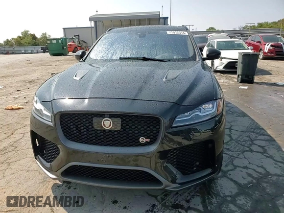 2020 Jaguar F-Pace SVR with VIN SADCZ2EE4LA660094, listed as a Copart auction lot 71012314 with 34,454 mi miles and Salvage Title. Bid and sale history available at DreamBid. Image 14.