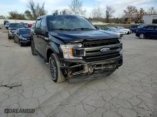 2019 Ford F-150 XL with VIN 1FTEW1EPXKFC99481, listed as a Copart auction lot 80211644 with 55,145 mi miles and Salvage Title. Bid and sale history available at carsss.com. Image 10.
