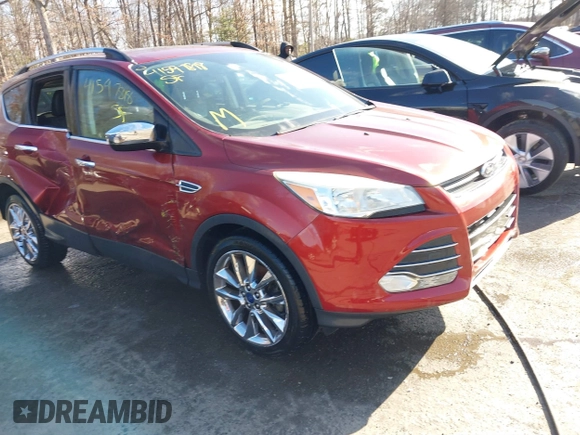 2014 Ford Escape SE with VIN 1FMCU9GX1EUE23044, listed as a IAAI auction lot 41597818 with 165,348 mi miles. Bid and sale history available at carsss.com. Image 1.