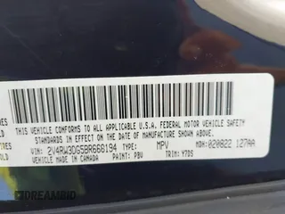 2011 Volkswagen Routan SE with VIN 2V4RW3DG5BR668194, listed as a IAAI auction lot 42483379 with 203,945 mi miles and . Bid and sale history available at DreamBid. Image 9.