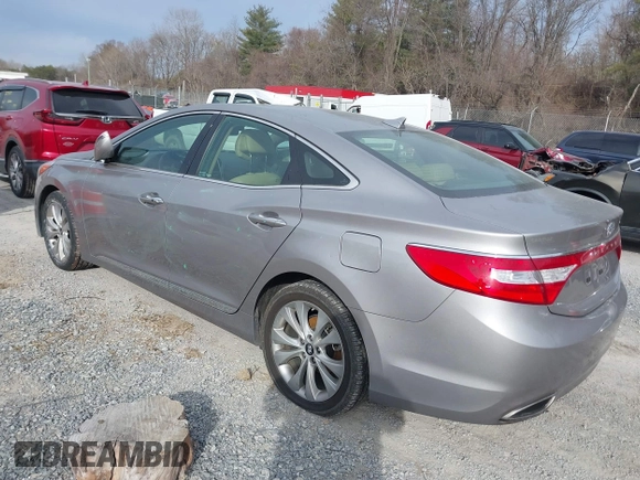 2014 Hyundai Azera Limited with VIN KMHFH4JG2EA373768, listed as a IAAI auction lot 41711780 with 43,447 mi miles and . Bid and sale history available at carsss.com. Image 3.