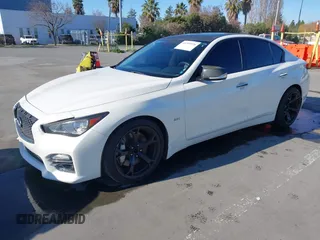 2017 Infiniti Q50 3.0t Premium with VIN JN1EV7AP3HM730522, listed as a IAAI auction lot 41399526 with 84,809 mi miles. Bid and sale history available at carsss.com. Image 19.