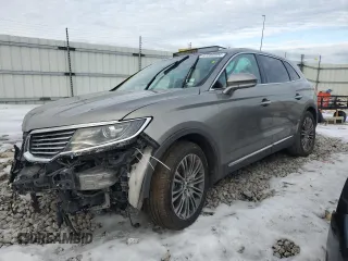 2016 Lincoln MKX Reserve with VIN 2LMTJ6LP2GBL33489, listed as a Copart auction lot 87296904 with Not Provided miles and Salvage Title. Bid and sale history available at carsss.com. Image 1.