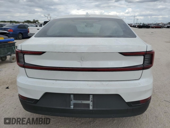2024 Polestar 2 with VIN YSMFD3KA6RL223083, listed as a Copart auction lot 77087314 with 0 mi miles and Salvage Title. Bid and sale history available at carsss.com. Image 6.