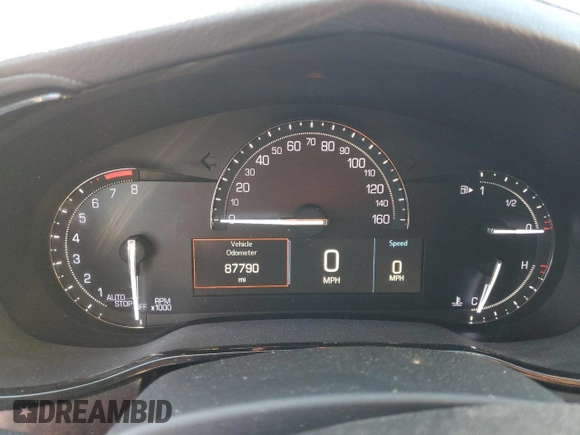 2018 Cadillac CTS RWD with VIN 1G6AP5SX3J0140488, listed as a Copart auction lot 81191494 with 87,790 mi miles and Salvage title. Bid and sale history available at DreamBid. Image 9.