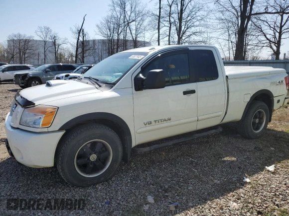 2012 Nissan Titan PRO-4X with VIN 1N6AA0CC3CN300529, listed as a Copart auction lot 53827945 with 82,331 mi miles and Salvage Title. Bid and sale history available at carsss.com. Image 1.