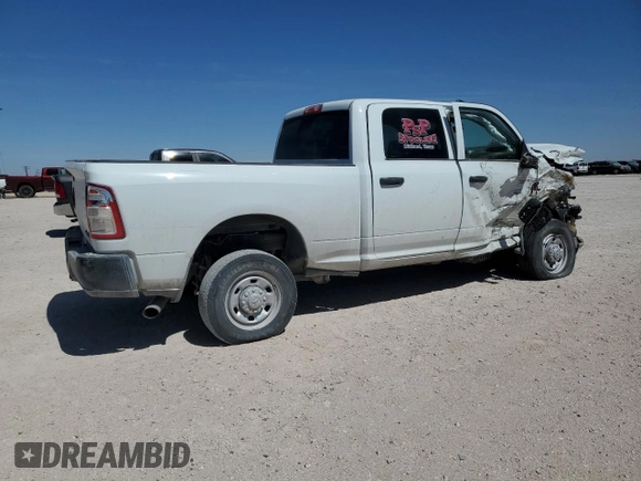 2024 Ram 2500 Tradesman with VIN 3C6UR5CL4RG253364, listed as a Copart auction lot 49462205 with 15,845 mi miles and Salvage Title. Bid and sale history available at carsss.com. Image 3.