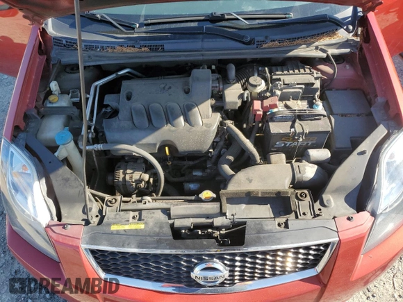 2011 Nissan Sentra SR with VIN 3N1AB6AP0BL639369, listed as a Copart auction lot 54150185 with 163,040 mi miles and Salvage Title. Bid and sale history available at DreamBid. Image 11.
