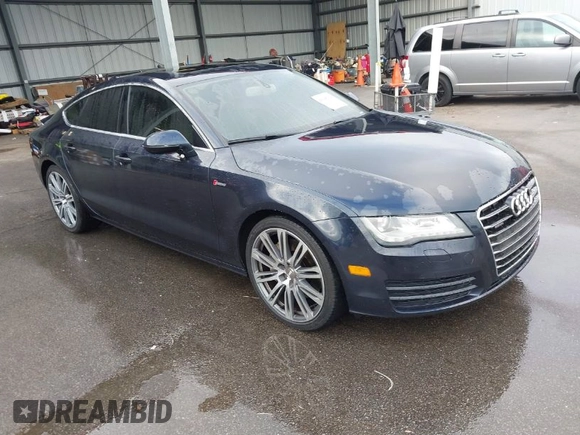 2012 Audi A7 Premium Plus with VIN WAUYGAFC6CN126289, listed as a IAAI auction lot 41945024 with 126,465 mi miles and . Bid and sale history available at DreamBid. Image 1.