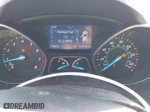 2014 Ford Escape S with VIN 1FMCU0F72EUA67359, listed as a IAAI auction lot 41674501 with 104,580 mi miles. Bid and sale history available at carsss.com. Image 7.