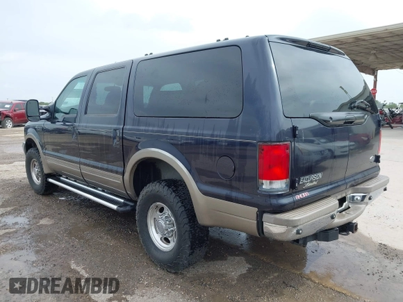 2000 Ford Excursion Limited z VIN 1FMNU42S6YEE16063, wystawiony jako IAAI lot #42667484 z przebiegiem 176 296 mil mil oraz . Historia ofert i sprzedaży dostępna na DreamBid. Obrazek 3.