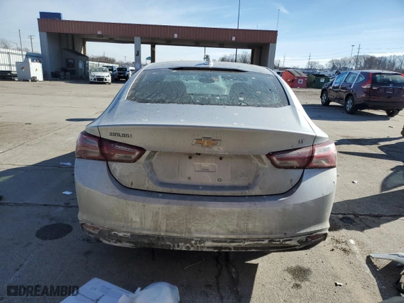 2020 Chevrolet Malibu LT with VIN 1G1ZD5ST1LF027167, listed as a Copart auction lot 43001975 with 97,304 mi miles and Salvage Title. Bid and sale history available at carsss.com. Image 6.